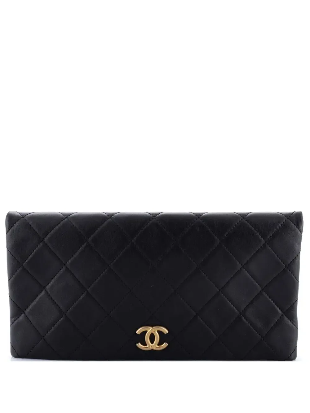 Chanel Cc Foldover Clutch Quilted #269885C32B